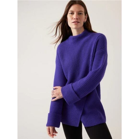 Athleta Azalea Merino Wool Cashmere Blend Sweater - Size XS - Feels‎ Wonderful! - Picture 3 of 11